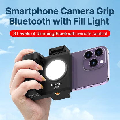 Bluetooth Camera Stabilizer with 5500k Fill Light